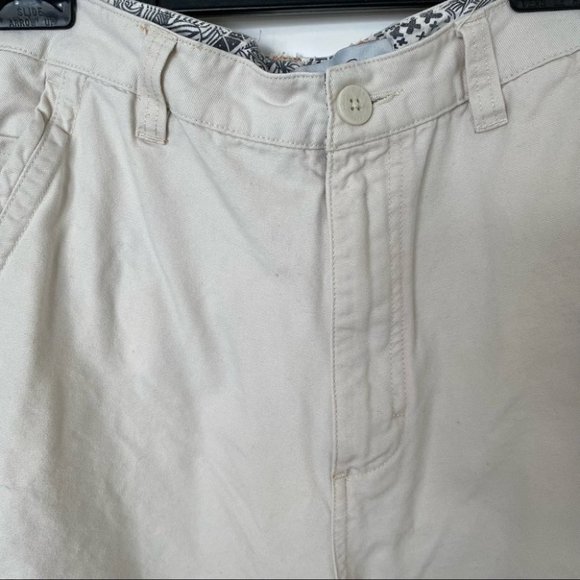 Vintage 90s Quicksilver edition off white denim shorts size 36 - Picture 10 of 15